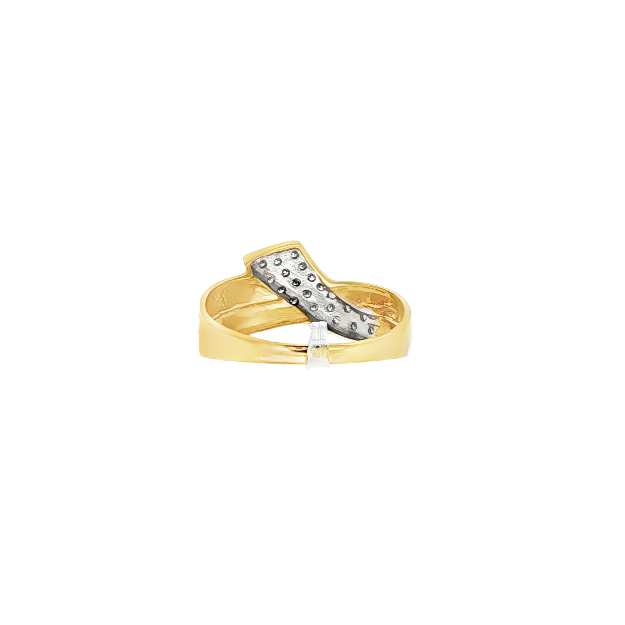 ANILLO CRUZADO CON DIAMANTES