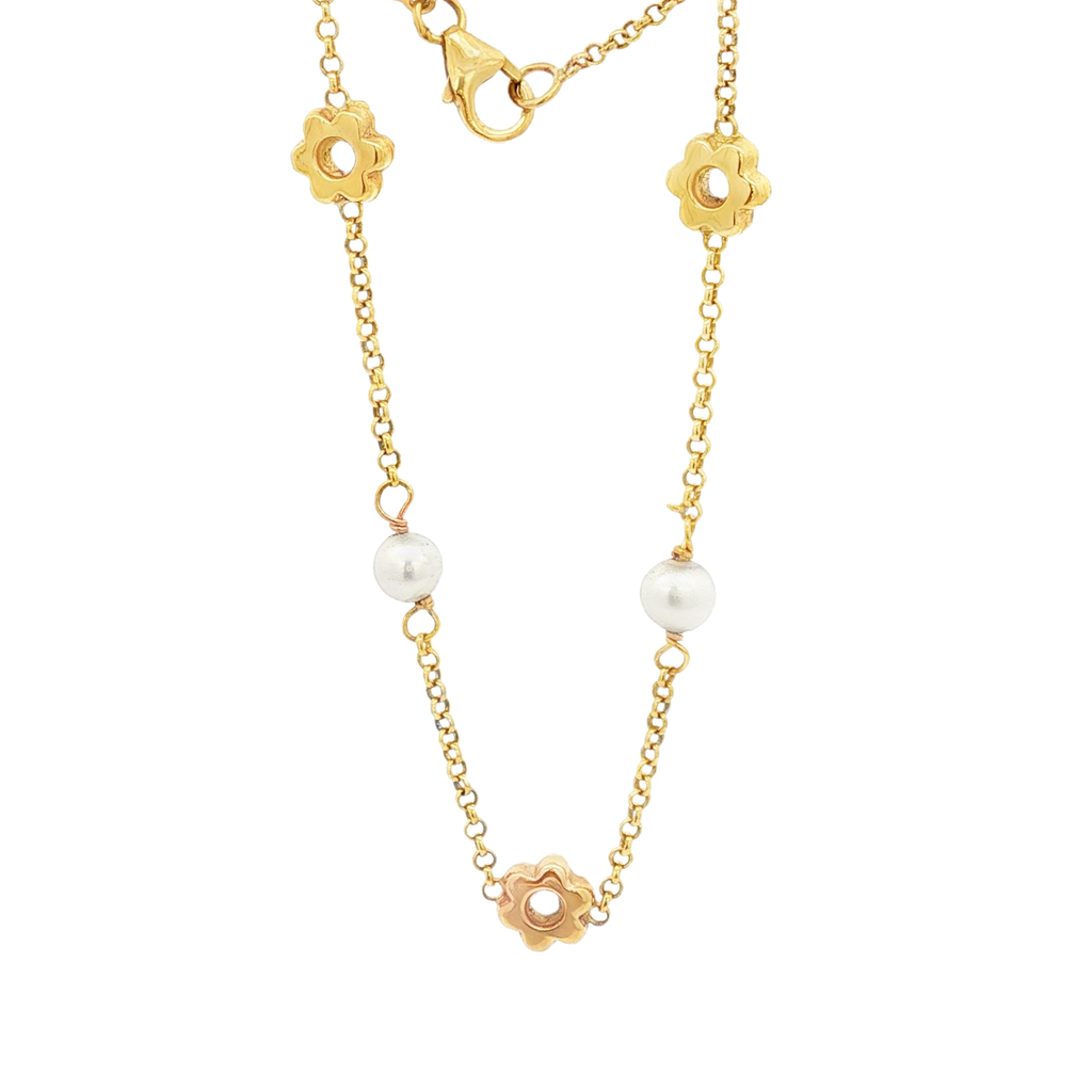 PULSERA DOS PERLAS