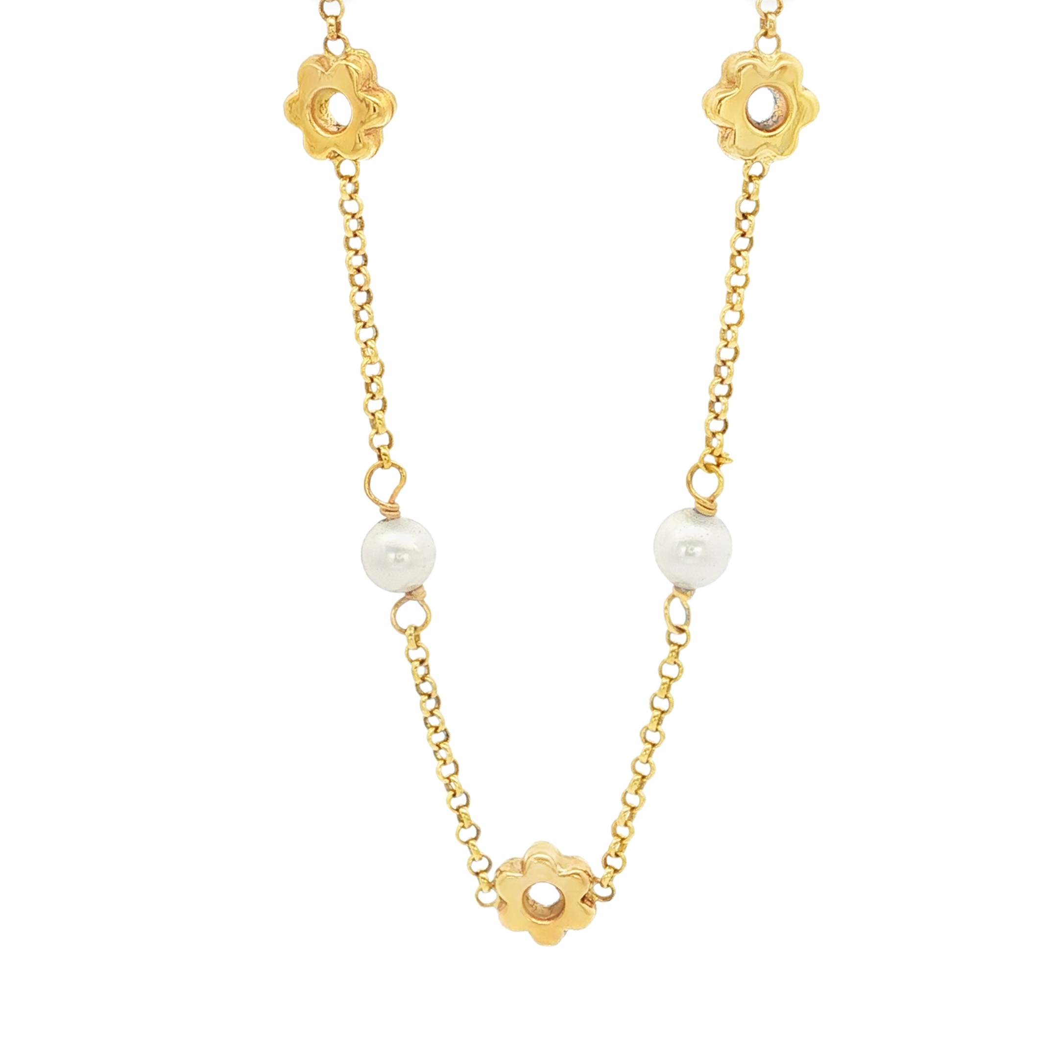 PULSERA DOS PERLAS