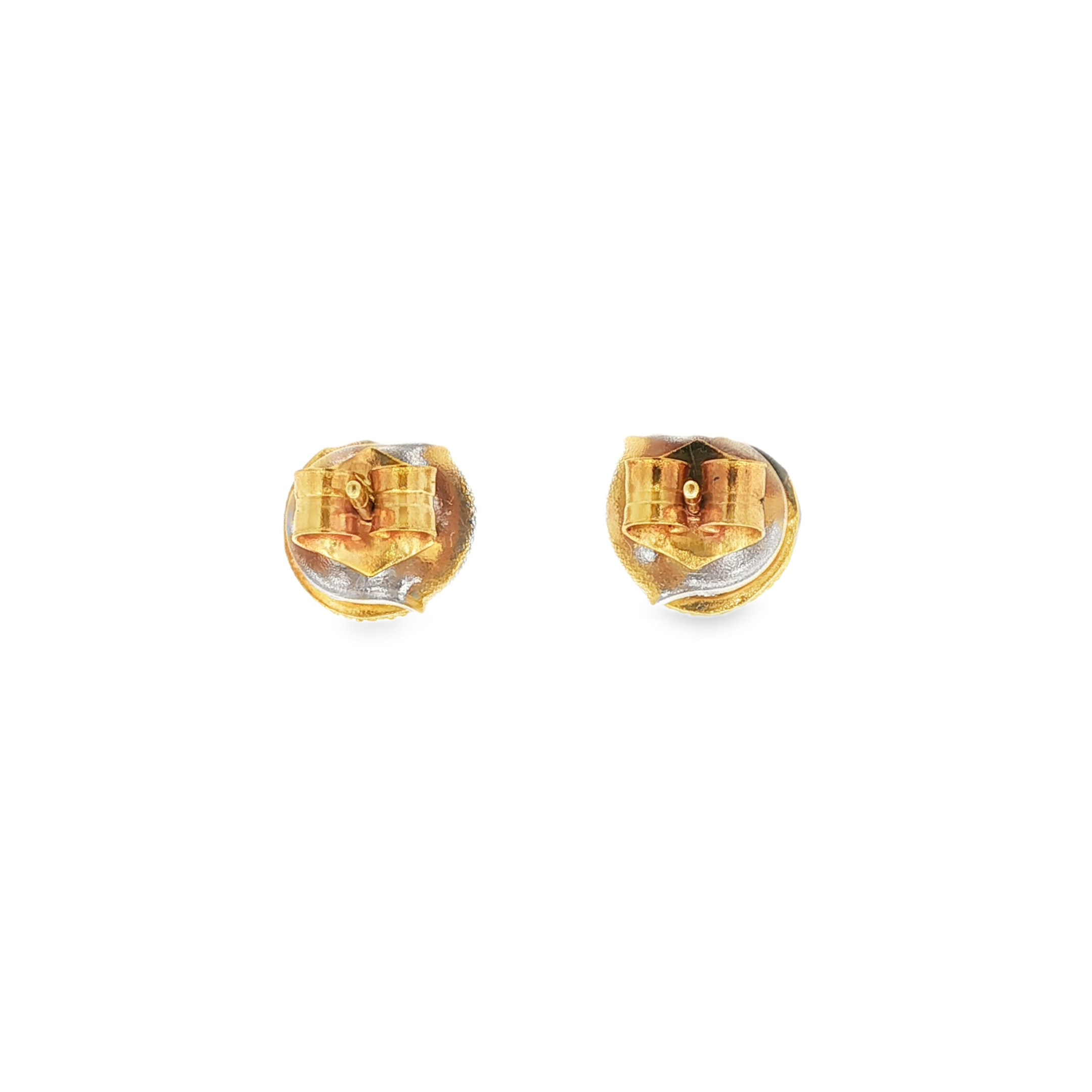 CONJUNTO ANILLO Y PENDIENTES MEDIA ESFERA CON CIRCONITAS
