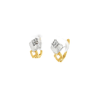 CONJUNTO PENDIENTES Y ANILLO BICOLOR CON CIRCONITAS