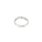 SOLITARIO ORO BLANCO CON DIAMANTE