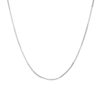 CADENA COLA DE RATON ORO BLANCO
