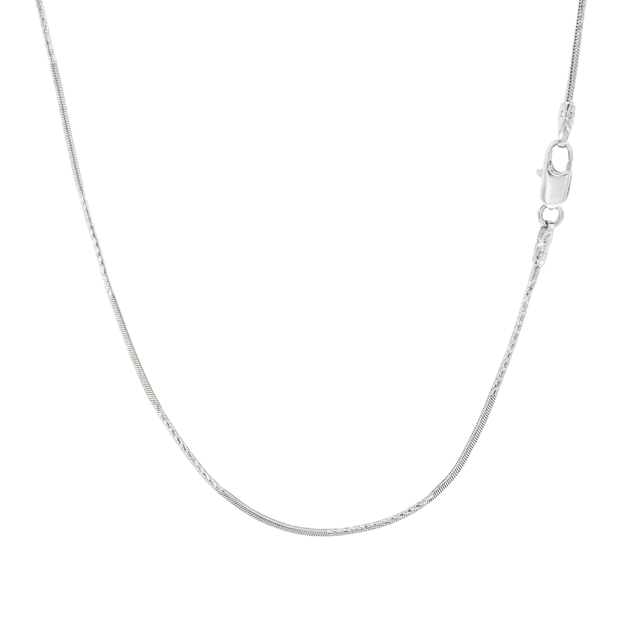 CADENA COLA DE RATON ORO BLANCO