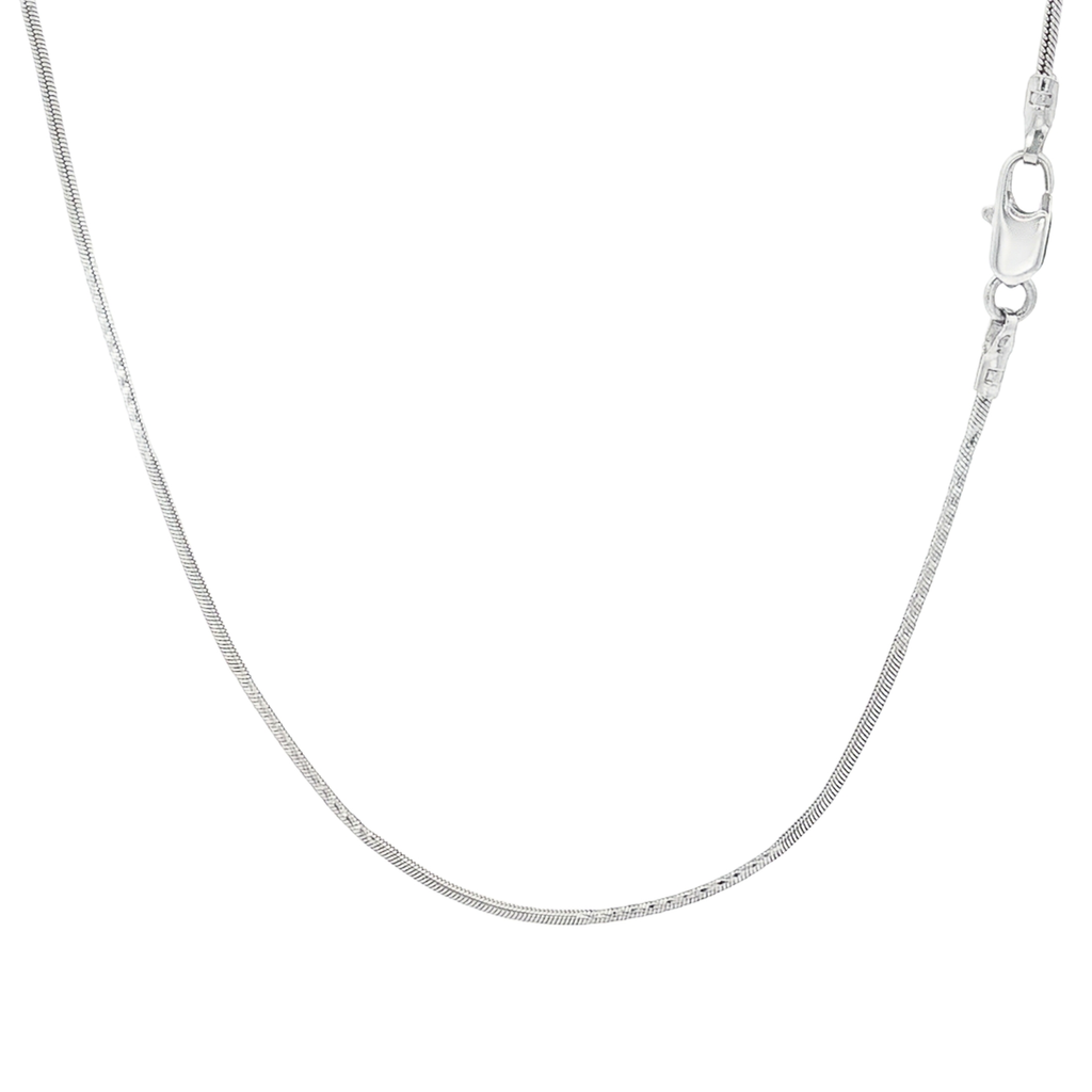 CADENA COLA DE RATON ORO BLANCO