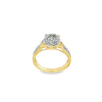 SORTIJA FLOR CON DIAMANTES