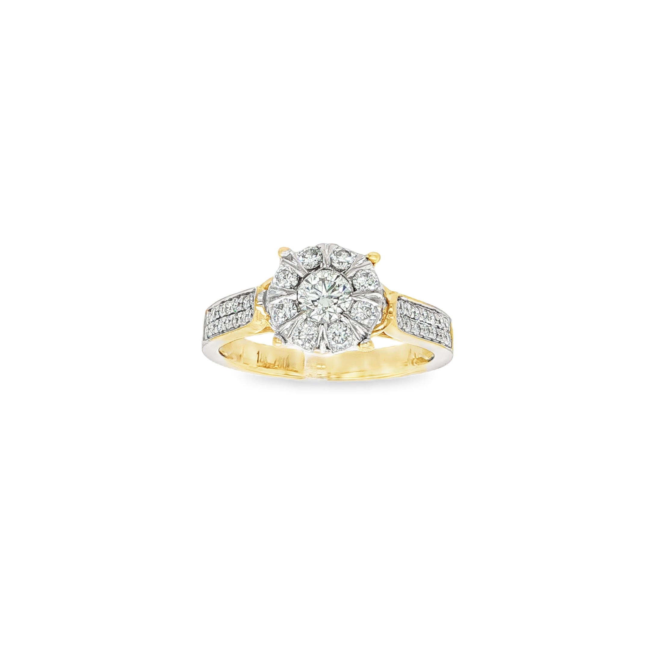 SORTIJA FLOR CON DIAMANTES