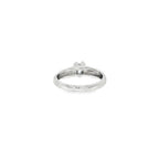 SOLITARIO DE ORO BLANCO CON DIAMANTE
