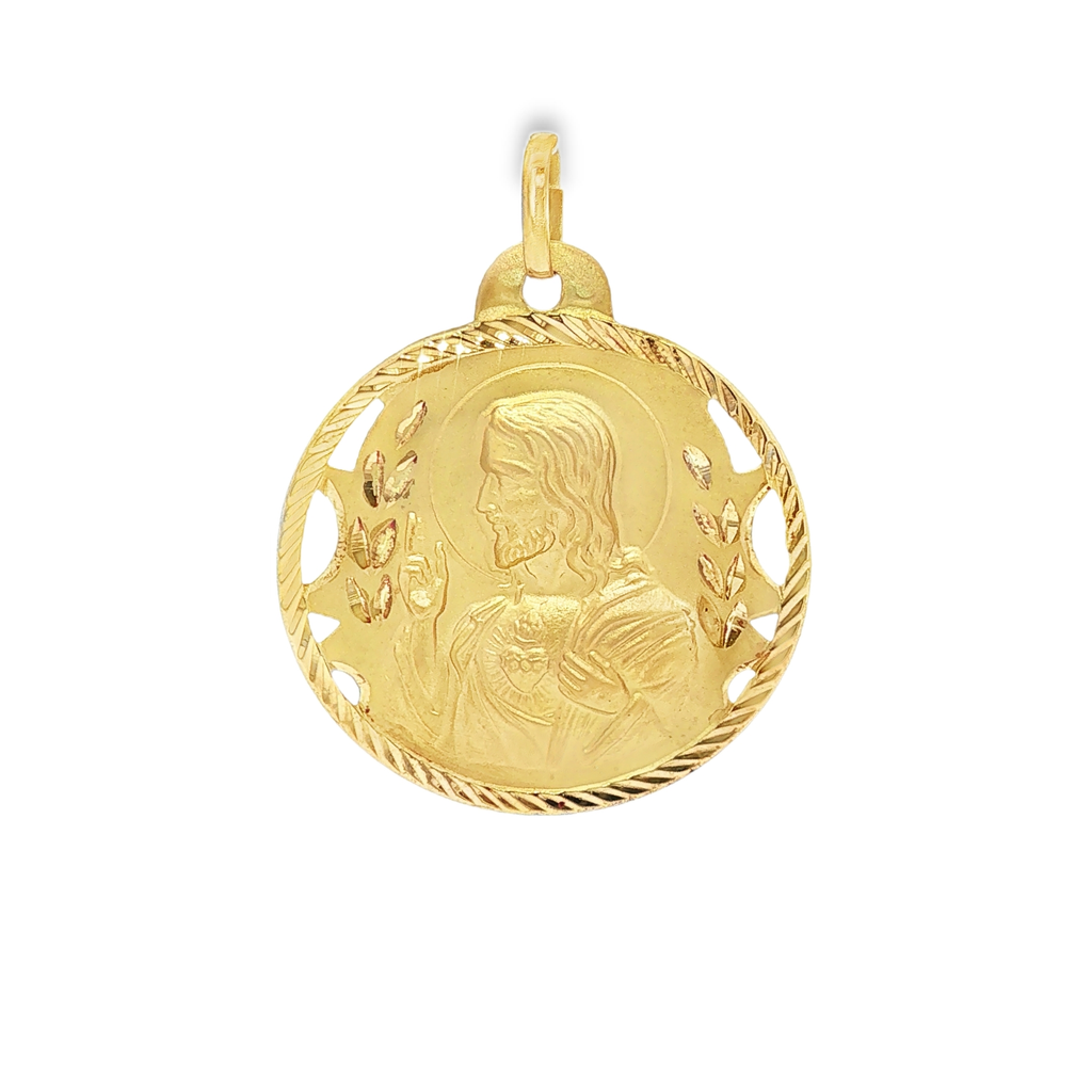 MEDALLA GRANDE VIRGEN Y JESUS