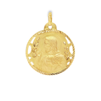 MEDALLA GRANDE VIRGEN Y JESUS