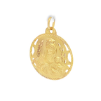 MEDALLA GRANDE VIRGEN Y JESUS