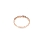 ANILLO ORO ROSA CON CIRCONITAS