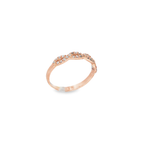 ANILLO ORO ROSA CON CIRCONITAS