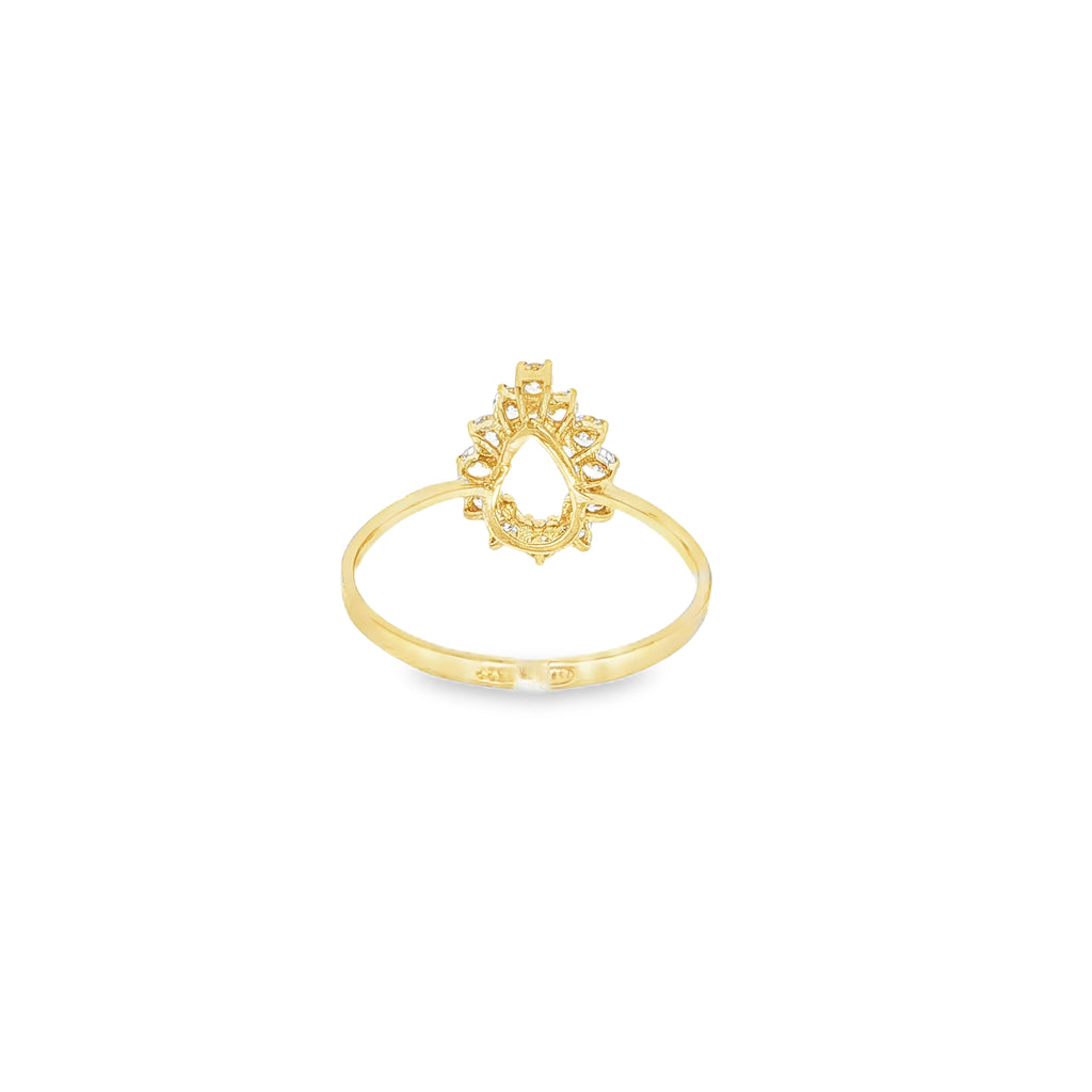 ANILLO GOTA CON CIRCONITAS