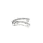 ANILLO V DE ORO BLANCO CON DIAMANTES