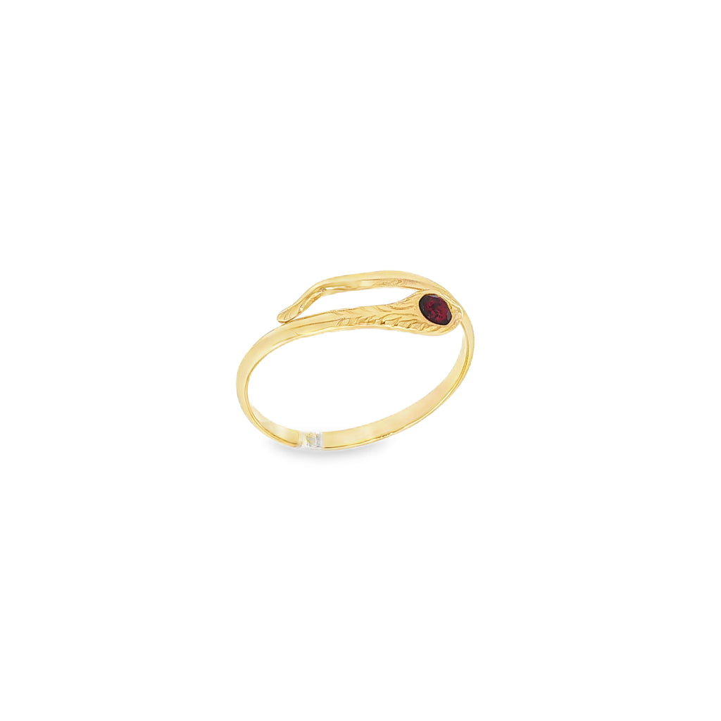 ANILLO SERPIENTE CON CIRCONITA
