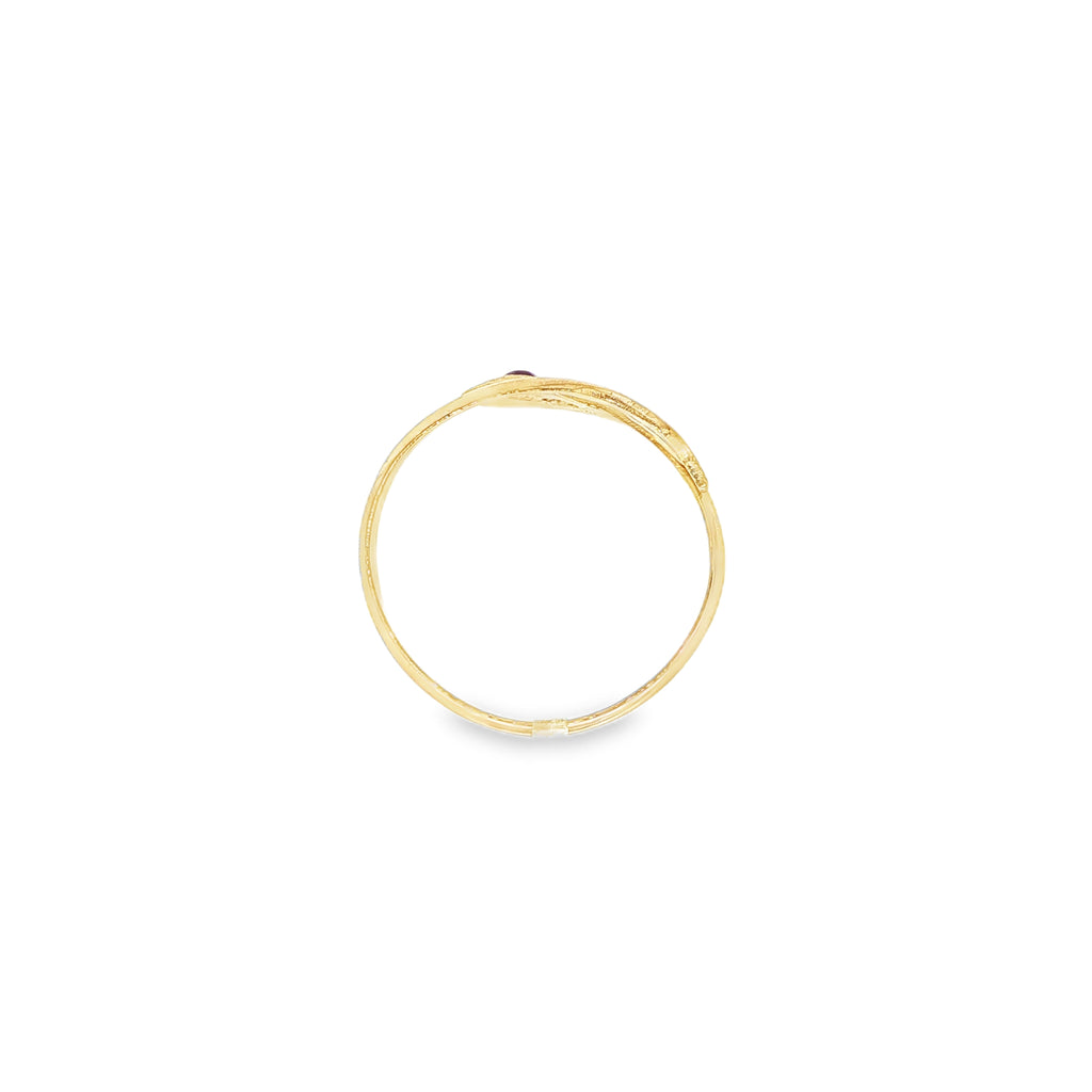 ANILLO SERPIENTE CON CIRCONITA