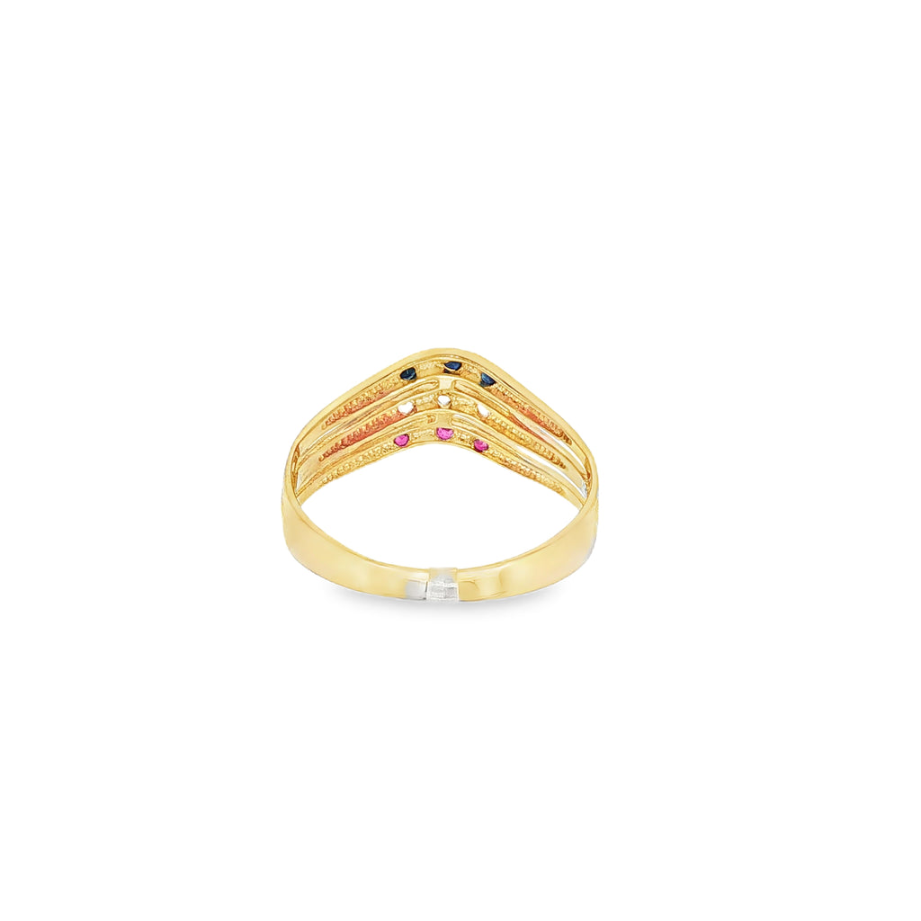 ANILLO TRIO CON CIRCONITAS