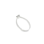 SOLITARIO DE ORO BLANCO CON DIAMANTE