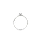 SOLITARIO DE ORO BLANCO CON DIAMANTE