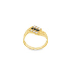 ANILLO TRIPLE CON CIRCONITAS