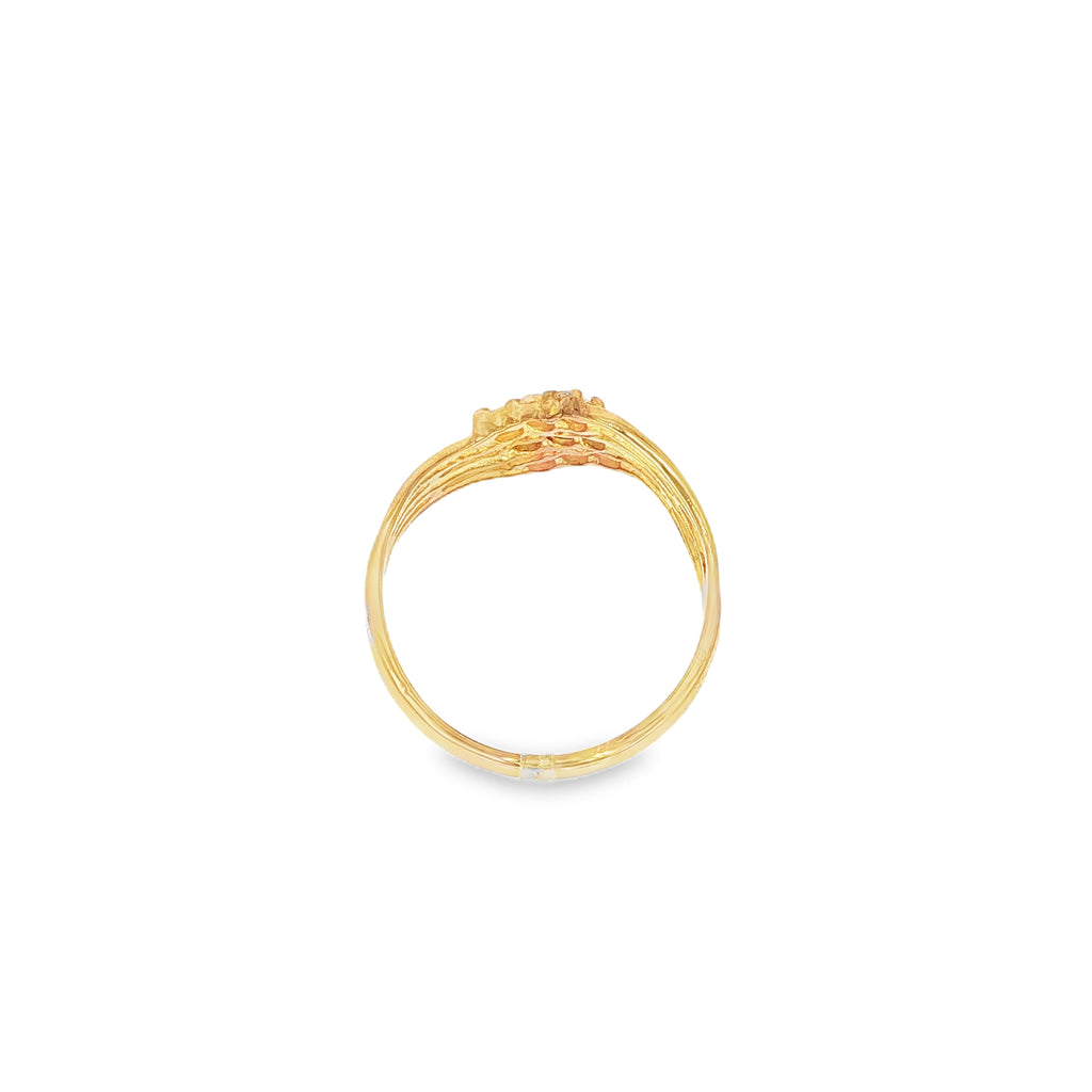 ANILLO TRIPLE CON CIRCONITAS