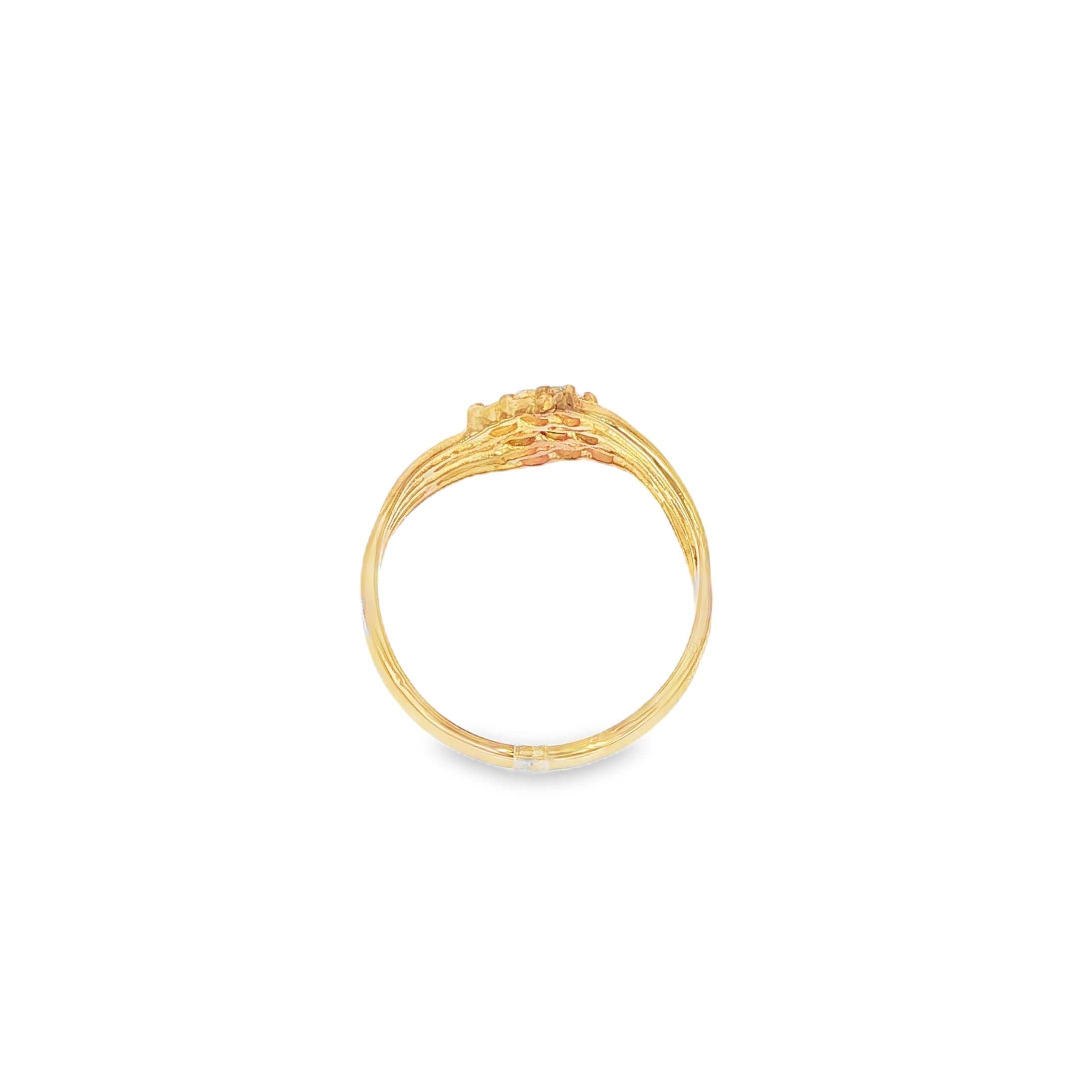 ANILLO TRIPLE CON CIRCONITAS
