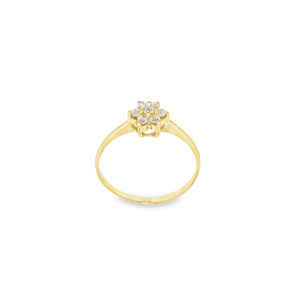 ANILLO FLOR CON CIRCONITAS