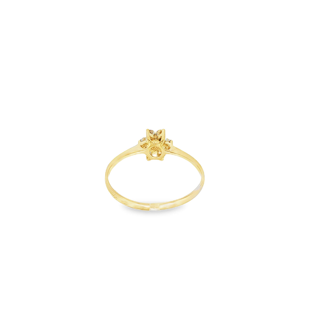 ANILLO FLOR CON CIRCONITAS