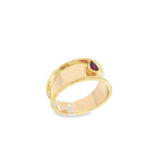 ANILLO CON PIEDRA ROJA