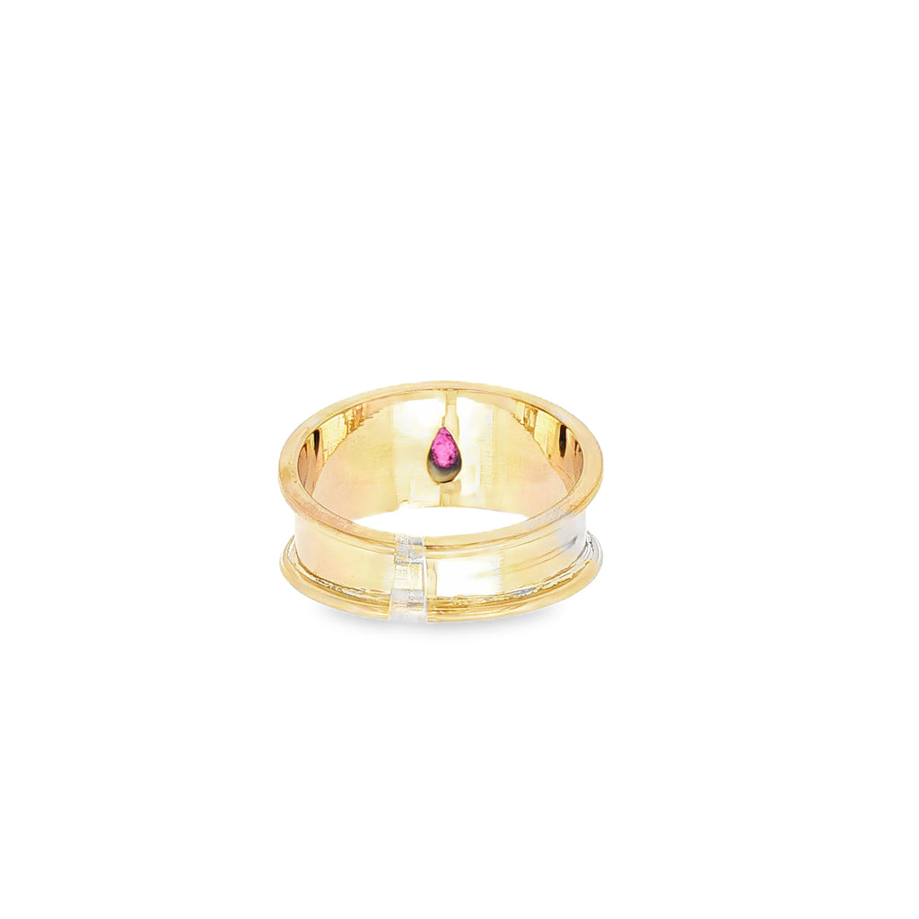 ANILLO CON PIEDRA ROJA