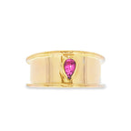 ANILLO CON PIEDRA ROJA