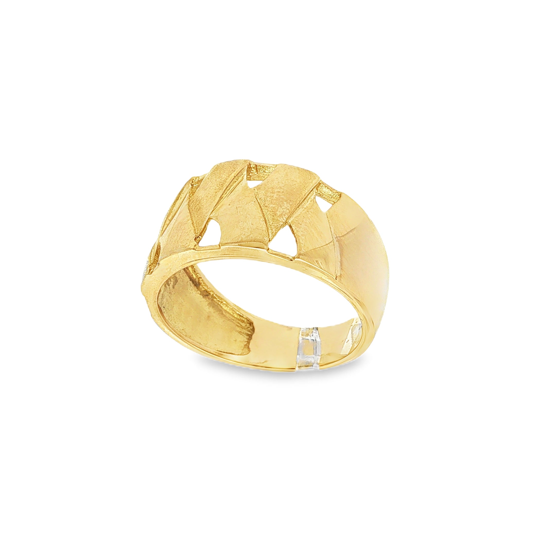 ANILLO DISEÑO CRUZADO