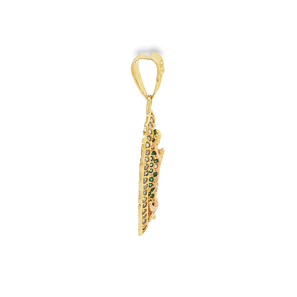 MEDALLA VIRGEN DE GUADALUPE CON CIRCONITAS