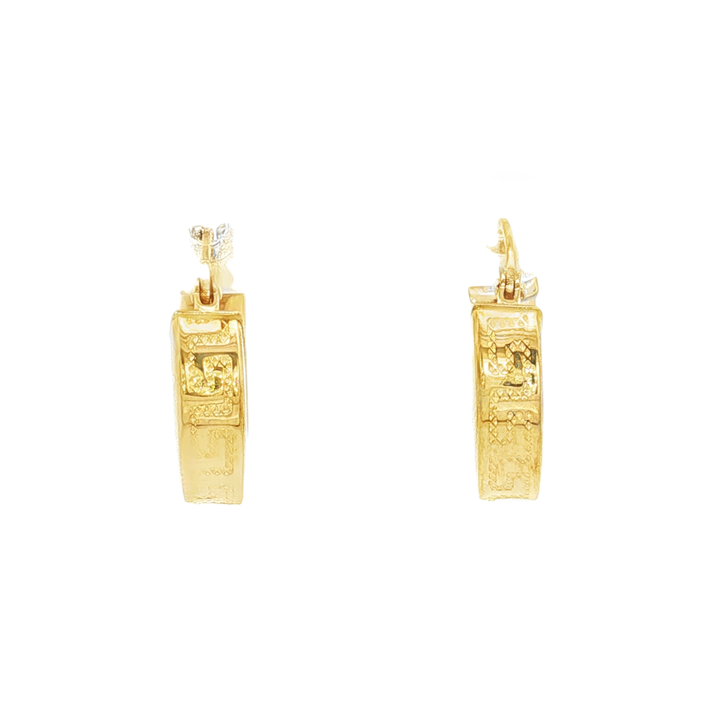 PENDIENTES ARO GRECA