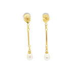PENDIENTES LARGOS CON PERLAS