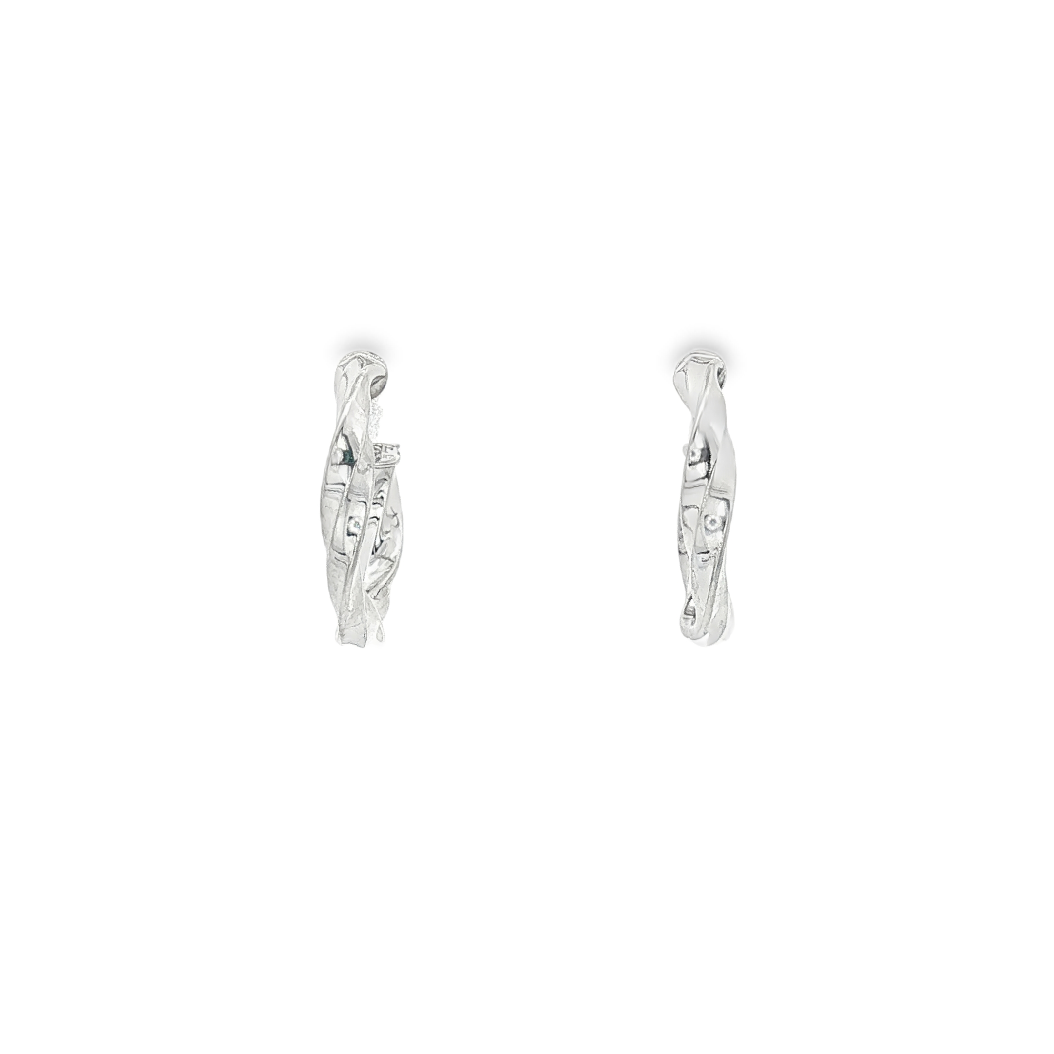 PENDIENTES ARO RIZADO ORO BLACO