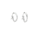 PENDIENTES ARO RIZADO ORO BLACO