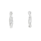 PENDIENTES ARO RIZADO ORO BLACO