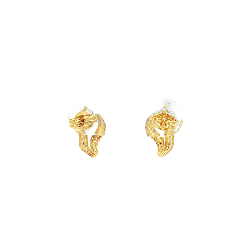 PENDIENTES FLOR CON CIRCONITAS