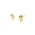 PENDIENTES FLOR CON CIRCONITAS