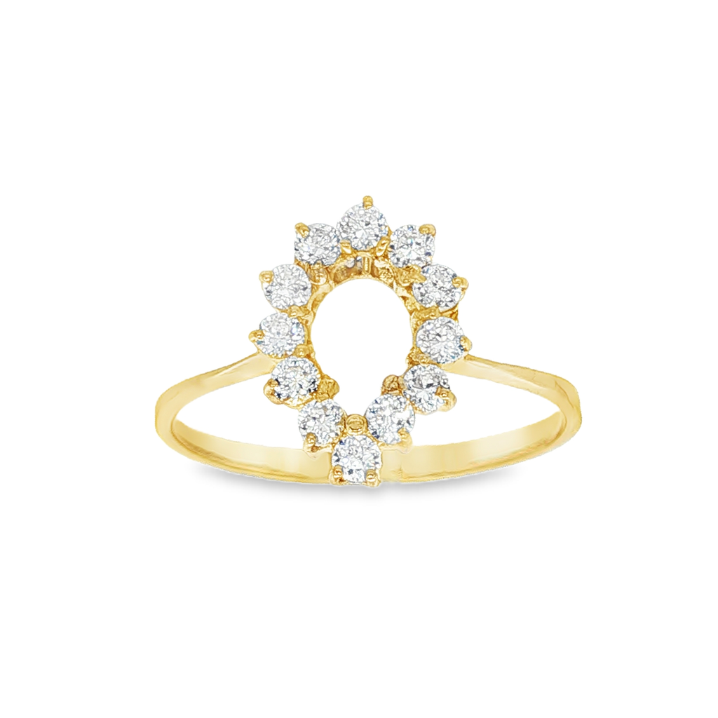 ANILLO GOTA CON CIRCONITAS