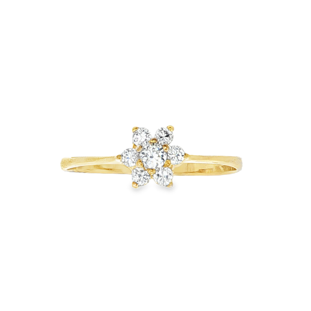ANILLO FLOR CON CIRCONITAS