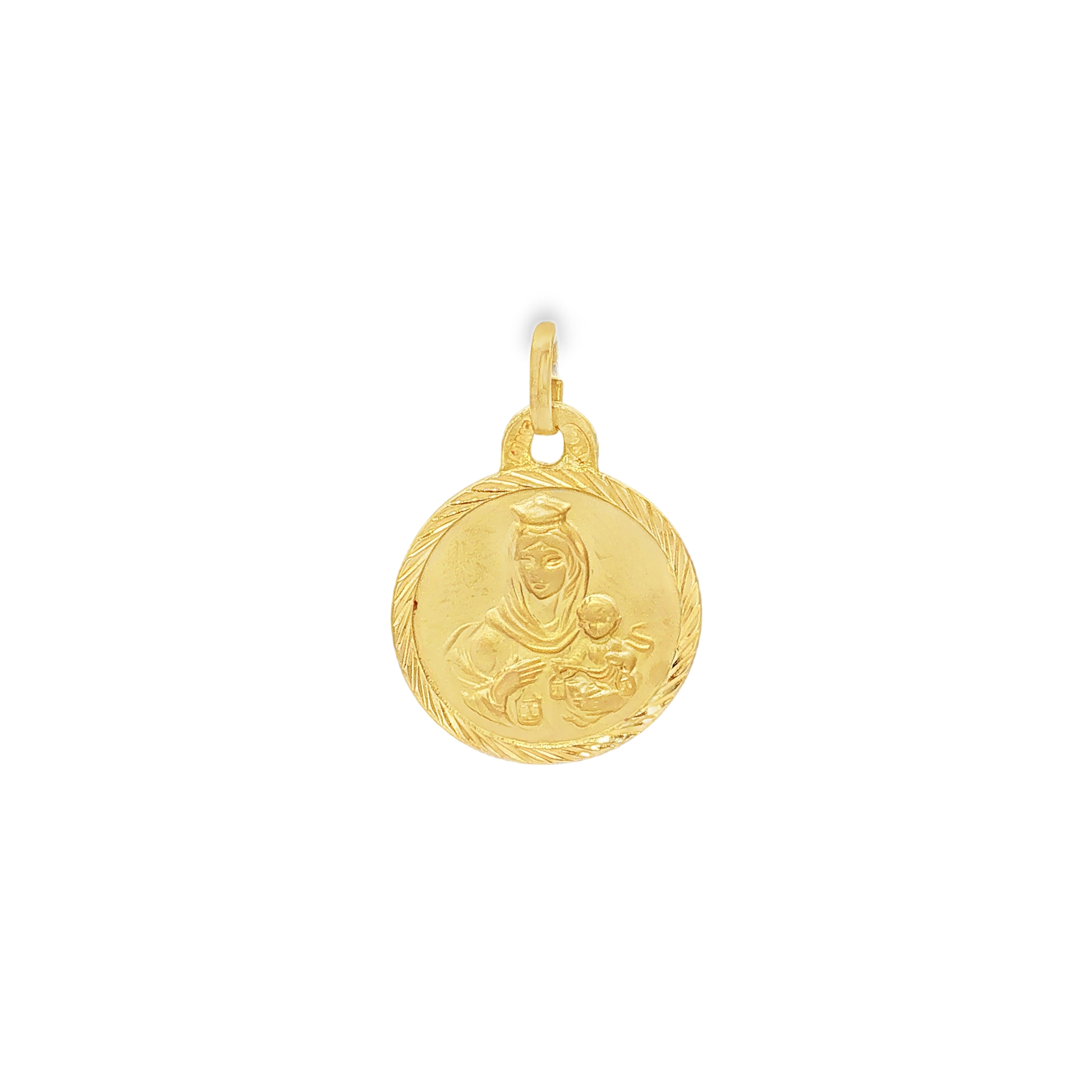 MEDALLA VIRGEN Y JESUS
