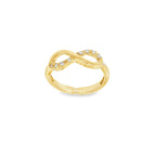 ANILLO INFINITO CON CIRCONITAS