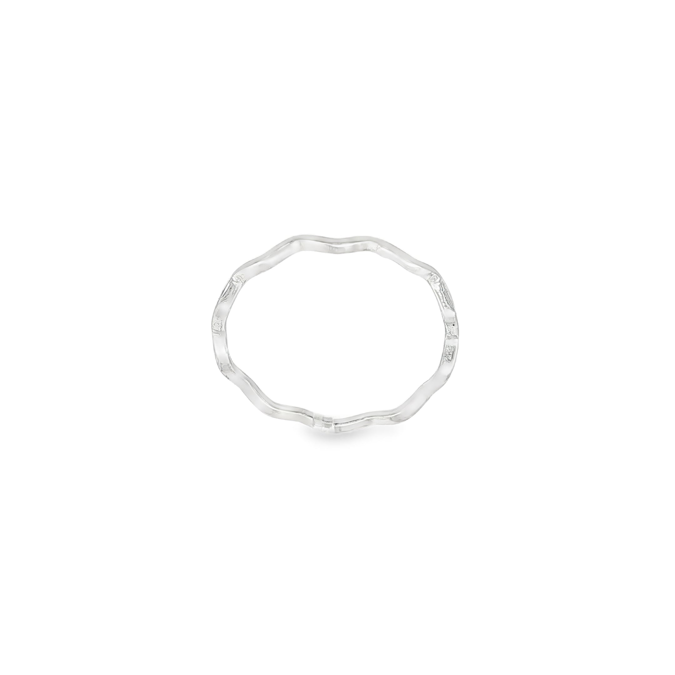 ANILLO ONDAS ORO BLANCO