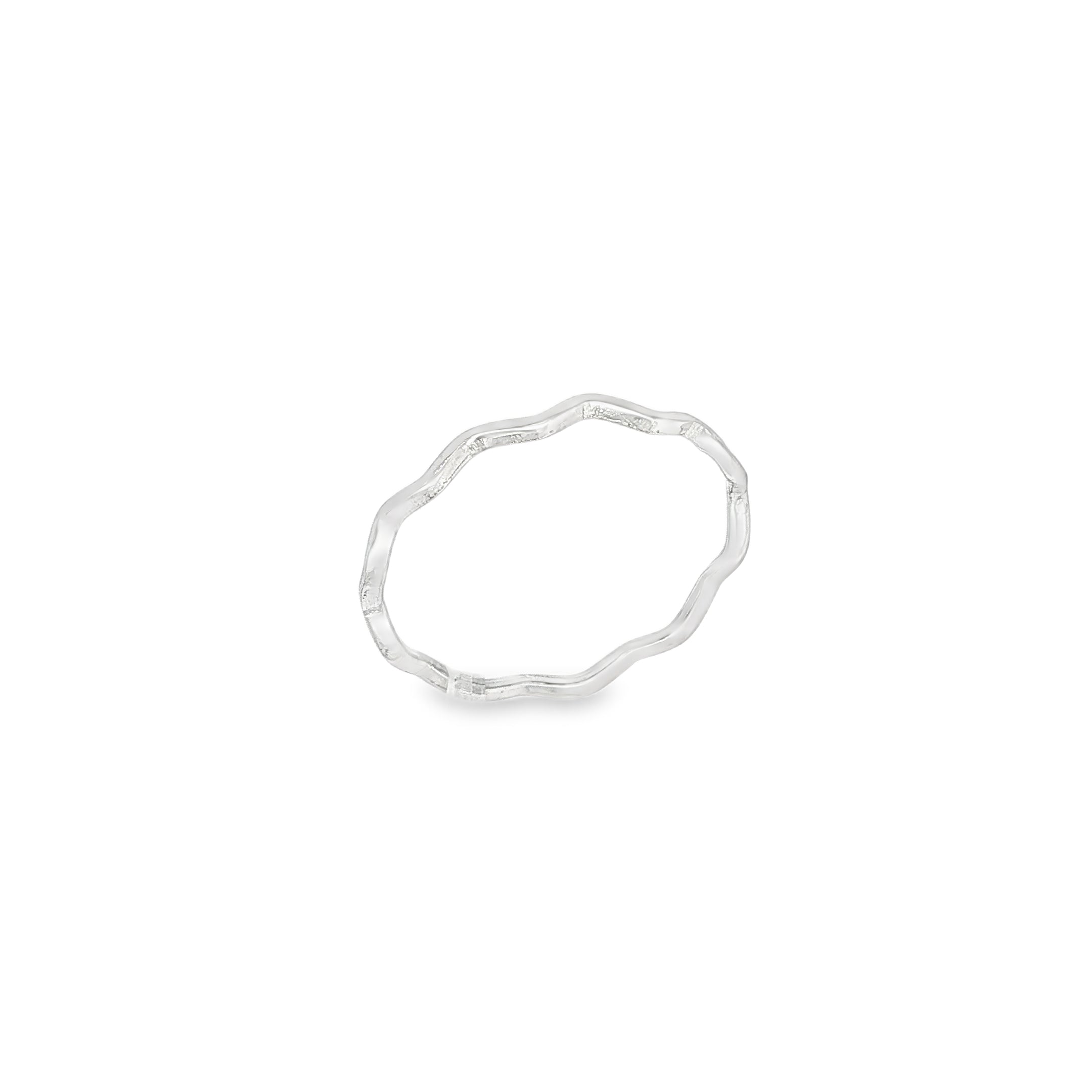 ANILLO ONDAS ORO BLANCO