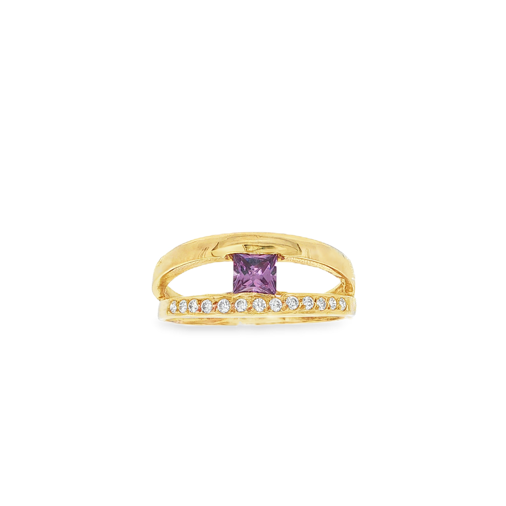 ANILLO ORBITA VIOLETA CIRCONITAS