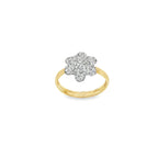 ANILLO FLOR Y BRILLOS DE CIRCONITAS