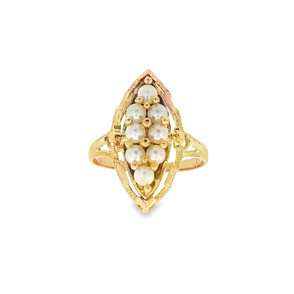 ANILLO 2 CARAS PERLAS